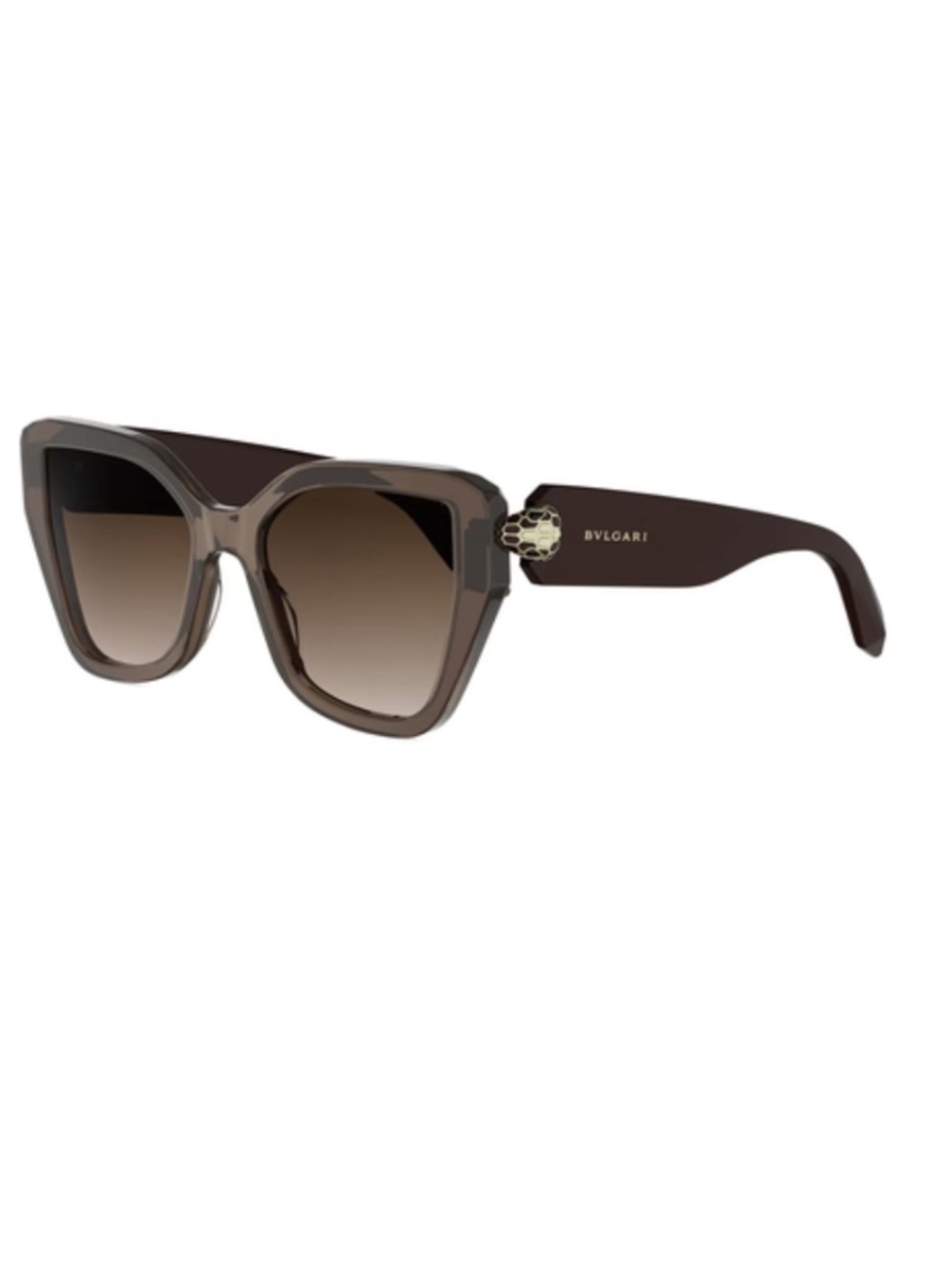 Bvlgari BV40033I 50F 53 Brown with Brown Gradient Lenses Sunglasses Bulgari